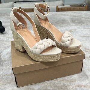 Roccio Braided Platform Espadrille Sandal. Never worn!